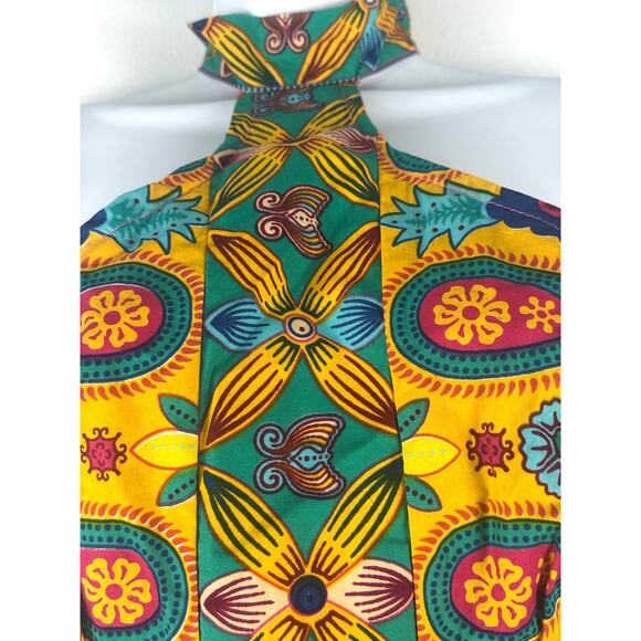 Super Cute Grass Fields Dress The African Shop, Size 8 Beaut. Multi color Print - Picture 5 of 9